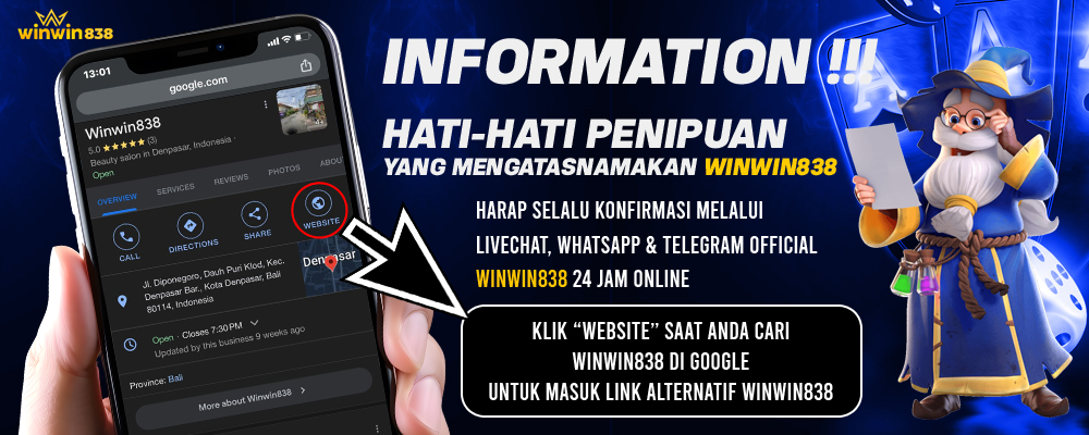 HATI-HATI PENIPUAN MENGATASNAMAKAN WINWIN838